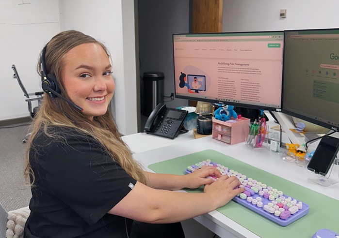 Legal assistant scheduling appointment.