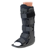 Walker boot calf brace
