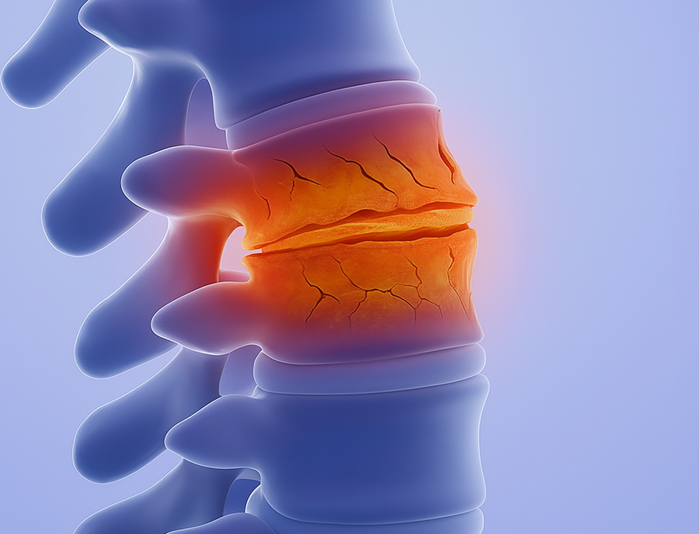 Degenerative disc disease graphic