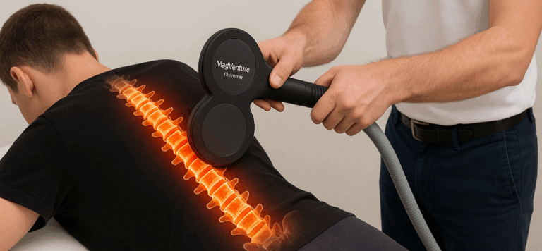 PMS treatment on the spine