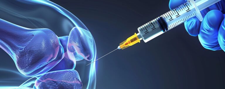Knee injection hero