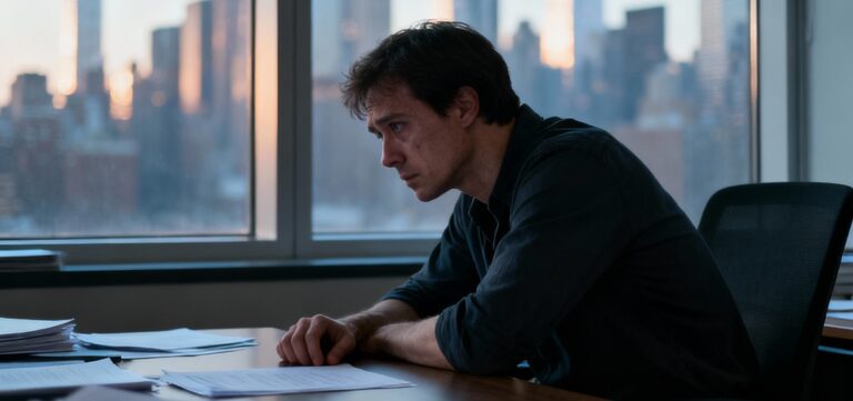 Office worker despondent from chronic pain
