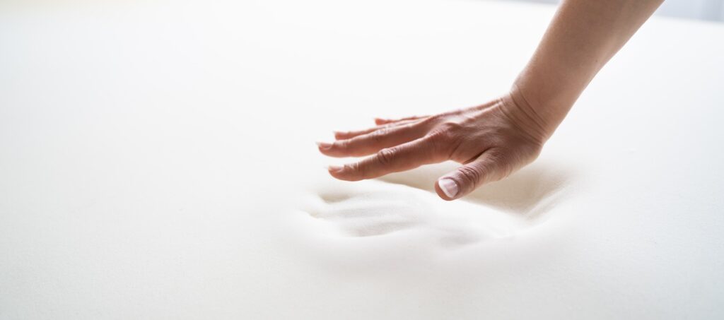 Testing a mattress foam topper
