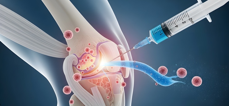 Stem cell therapy for knee injury